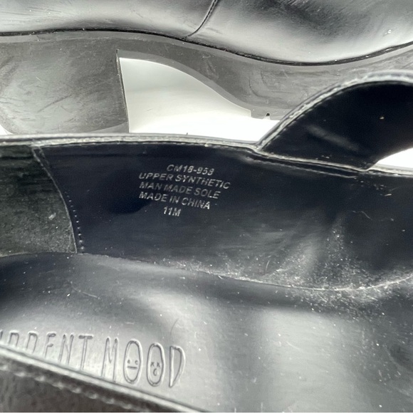 Current Mood Dolls Kill Womens Size 11 Mary Jane Platform Shoes Black Buckle - Picture 6 of 7